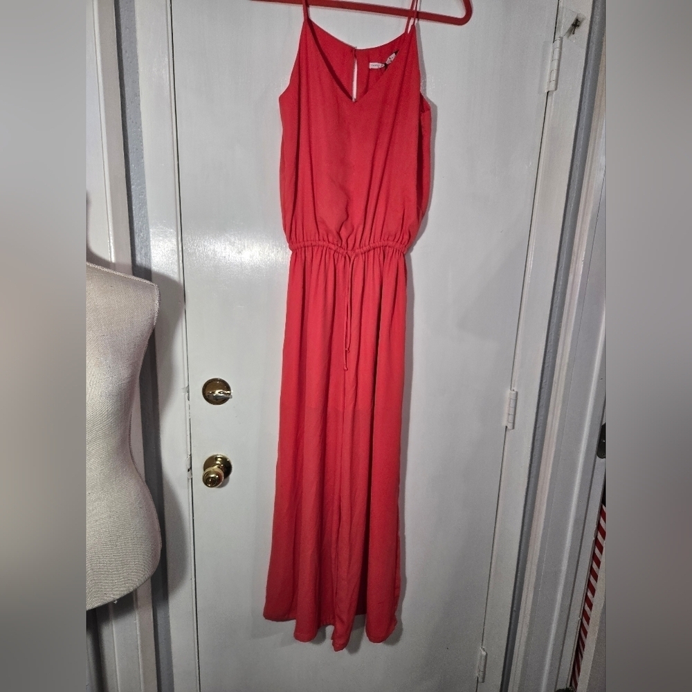 Three Eighty Two Coral Sleeveless Jumpsuit Wide Leg Sz XS NWT